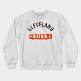 Cleveland Football Crewneck Sweatshirt